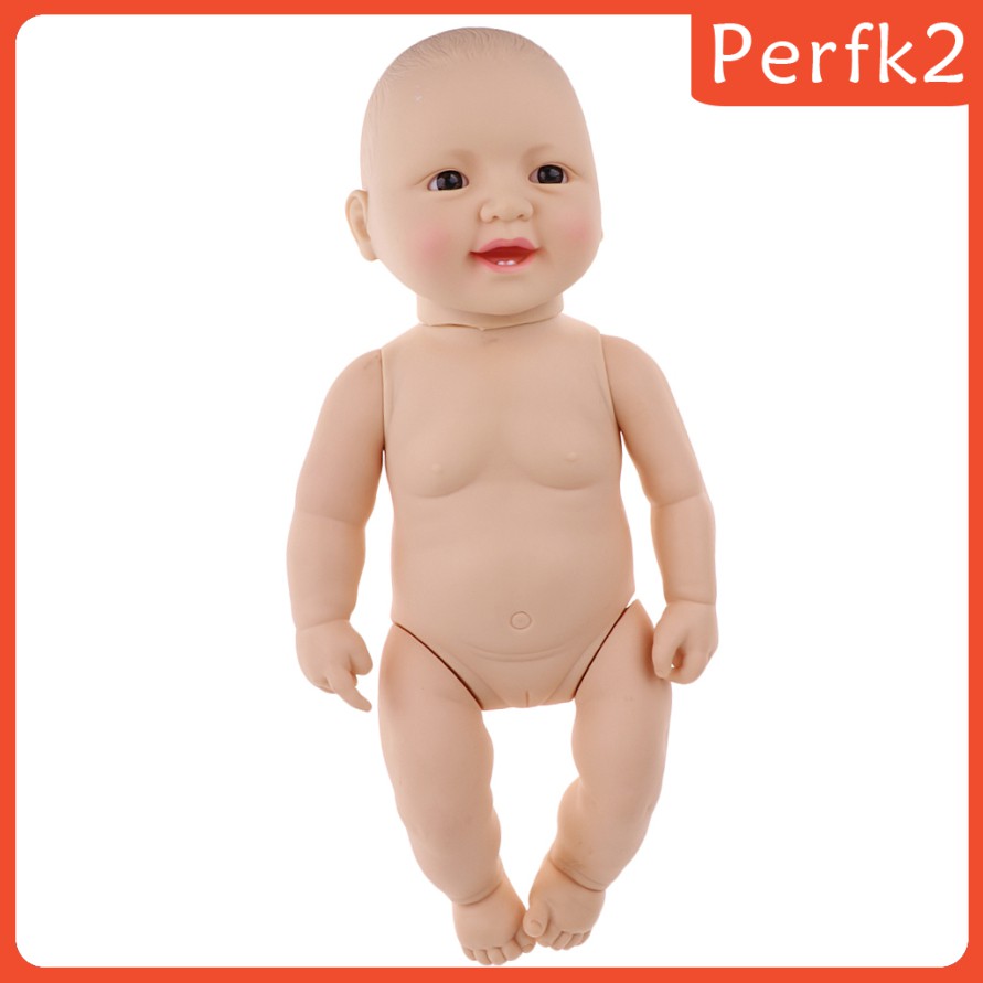 50cm Real Life Soft Vinyl Reborn Baby Girl Doll Model DIY Toy Accessory Gift