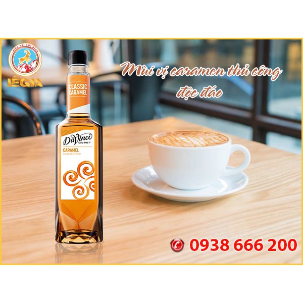 SIRO DAVINCI CARAMEN 750ML(CLASSIC CARAMEL SYRUP)