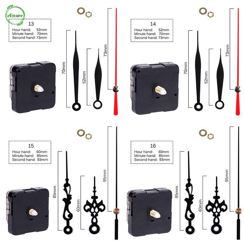 Bộ cơ cấu máy sửa chữa thay thế đồng hồ kim thạch anh chiều dài 12mm chiều dài ren 5mm