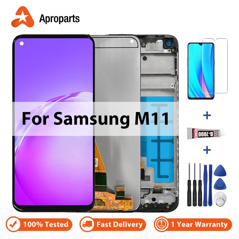 Màn Hình Dành Cho Samsung Galaxy M11 M115 SM-M115 M115F M115G / DS Màn Hình LCD Bộ Số Hóa Cảm Ứng Th