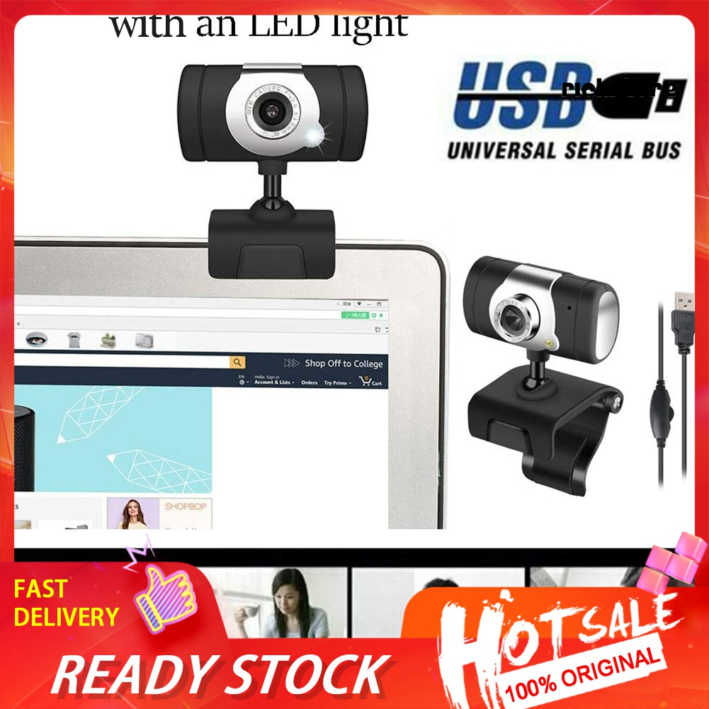 Webcam 480p Usb Có Mic Thu Âm Cho Máy Tính Laptop