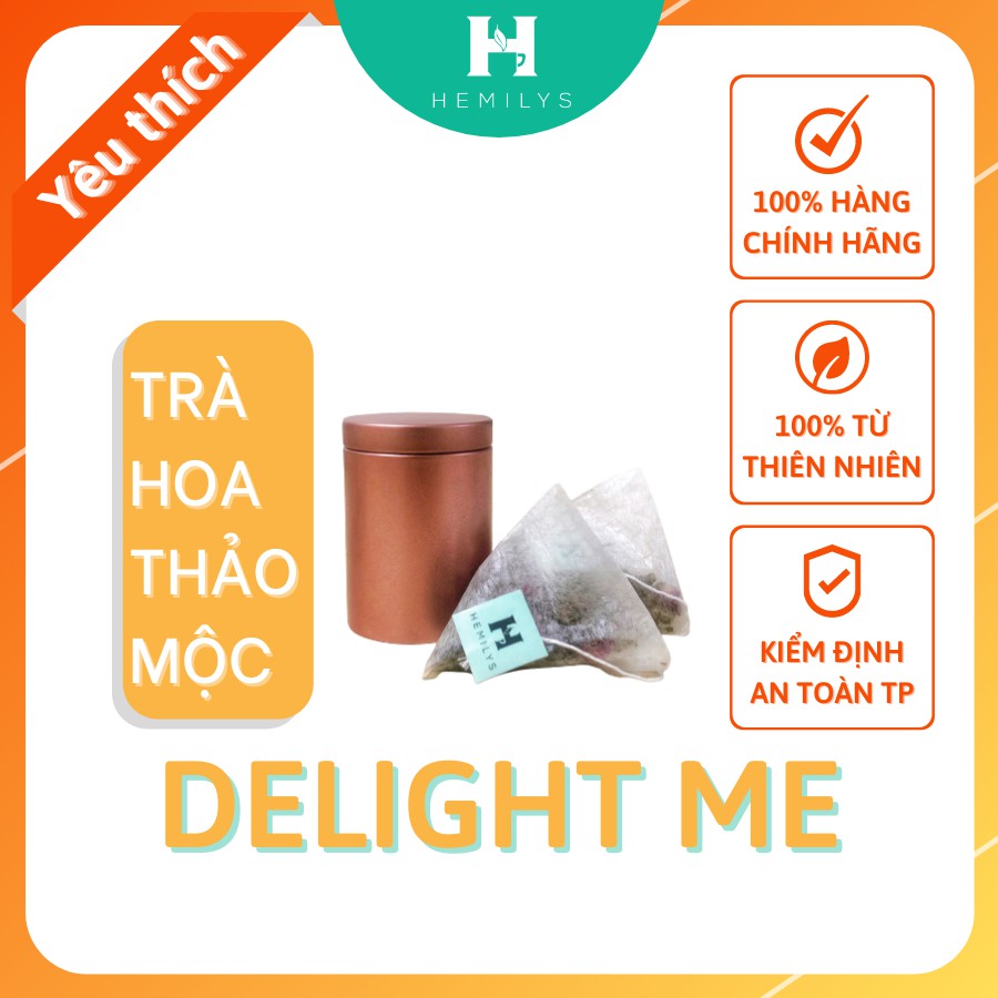 TRÀ HOA THẢO MỘC HEALTHY - DELIGHT ME - Trà lài thơm mát, giúp tinh thần thư thái, giảm cholesterol, chống các vi khuẩn