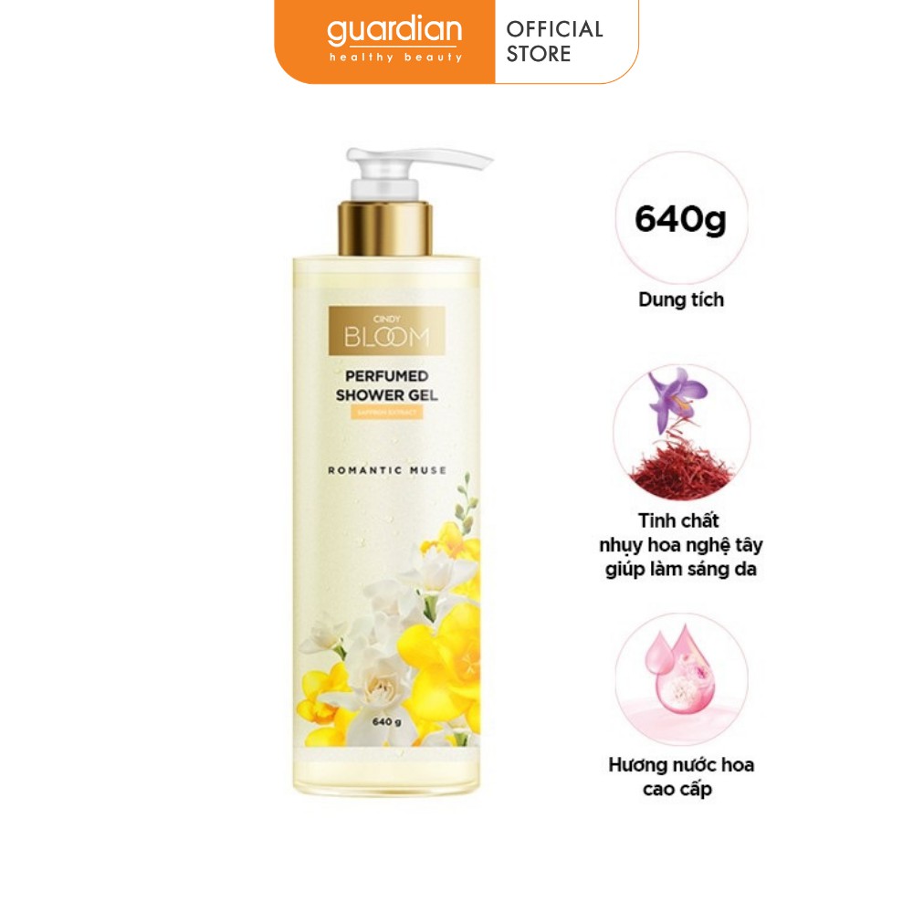 Sữa Tắm Nước Hoa Cindy Bloom Romantic Muse 640g