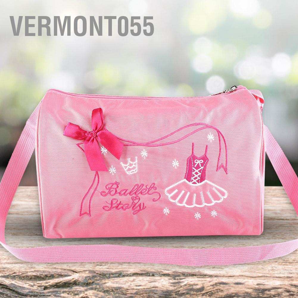 Hot DealsGirl Kids Dance Ballet Swim Bag Backpack Embroidered ToteSpot ExpressVermont055