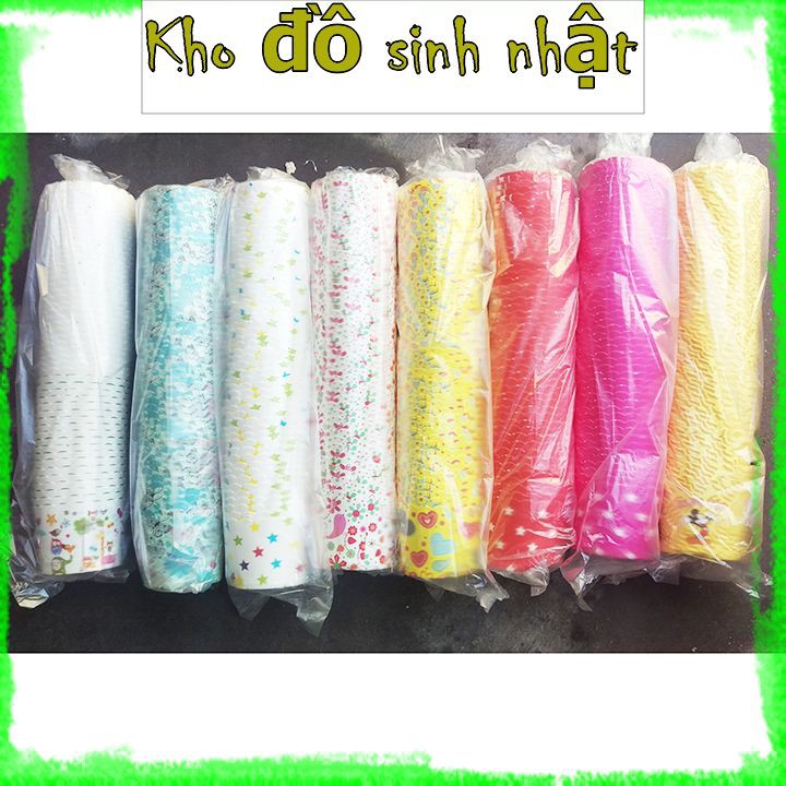 Lốc 50 cốc cupcake, ly giấy