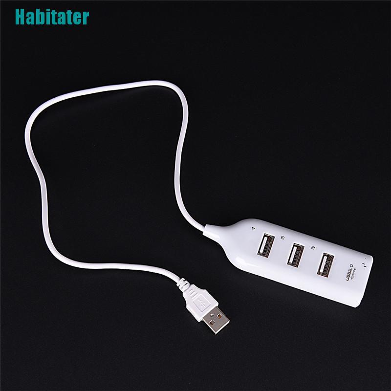 Hub Chia 4 Cổng USB 2.0 Tốc Độ Cao Cho PC / Laptop
