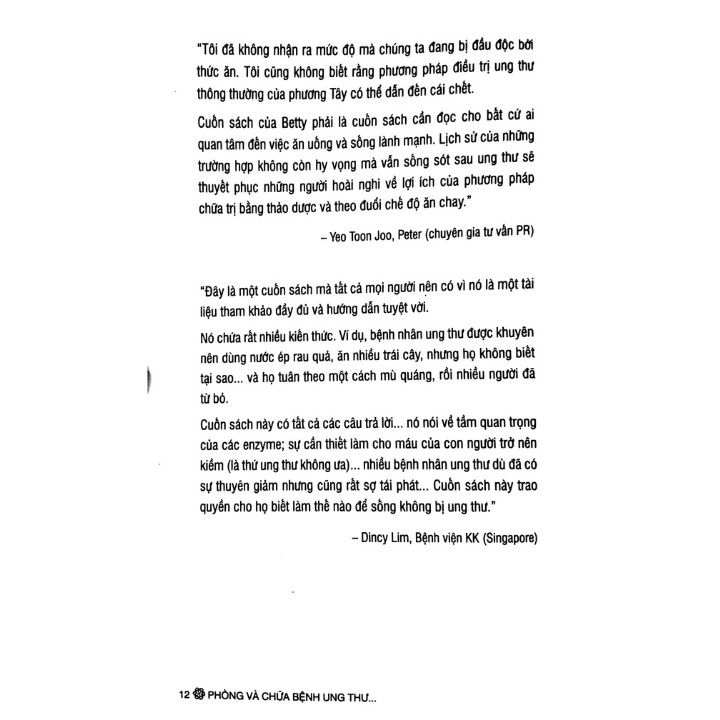 Sách - Phòng Và Chữa Bệnh Ung Thư Theo Phương Thức Tự Nhiên