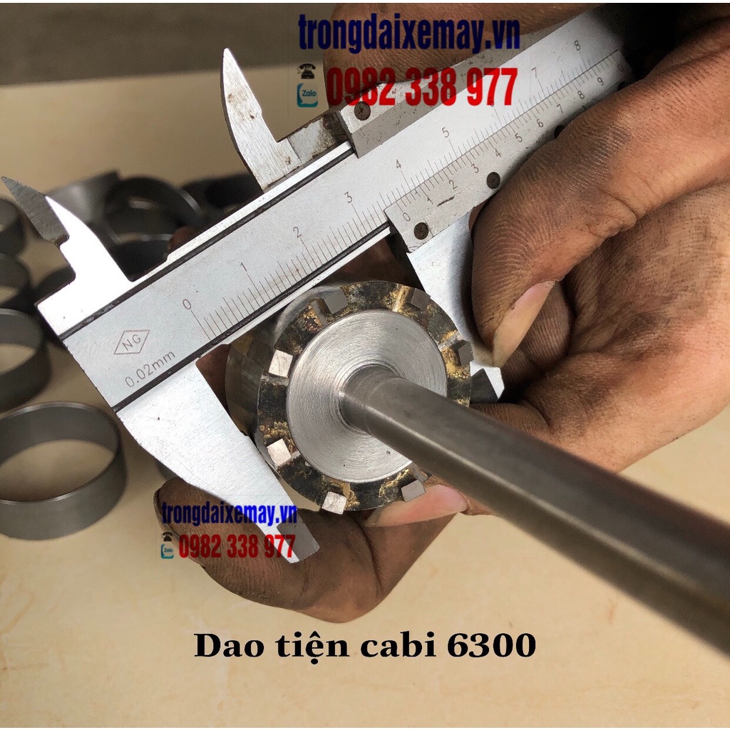 Dao Tiện Ca Bi Bánh Xe Máy 6201 6301 6300 6203 và 10 ca bi Đóng Bạc Đạn Bánh