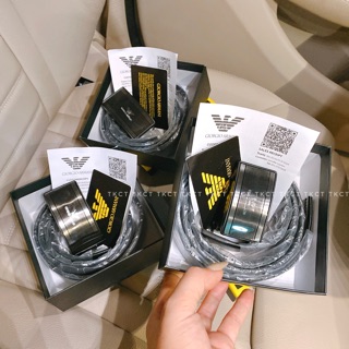 Set Thắt Lưng Nam Armaning Fullbox , Thắt Lưng , Dây Lưng Nam
