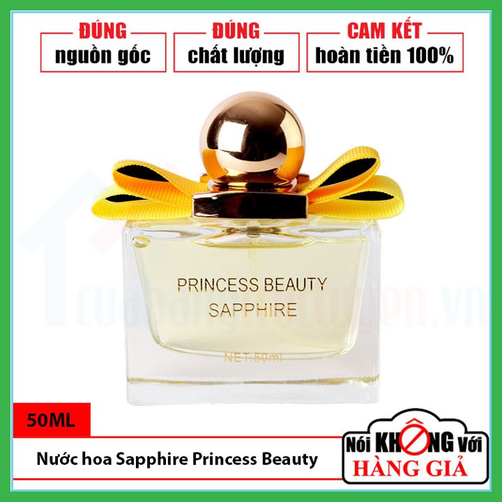 [Nước Hoa Chính Hãng] Nước hoa Sapphire Princess Beauty 50Ml | Sang Trọng | Thơm Lâu | Quyến Rũ | Cuốn Hút | Ngủ Ngon