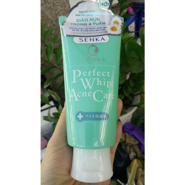 Sữa rửa mặt Senka Perfect Whip Nhật Bản 120g