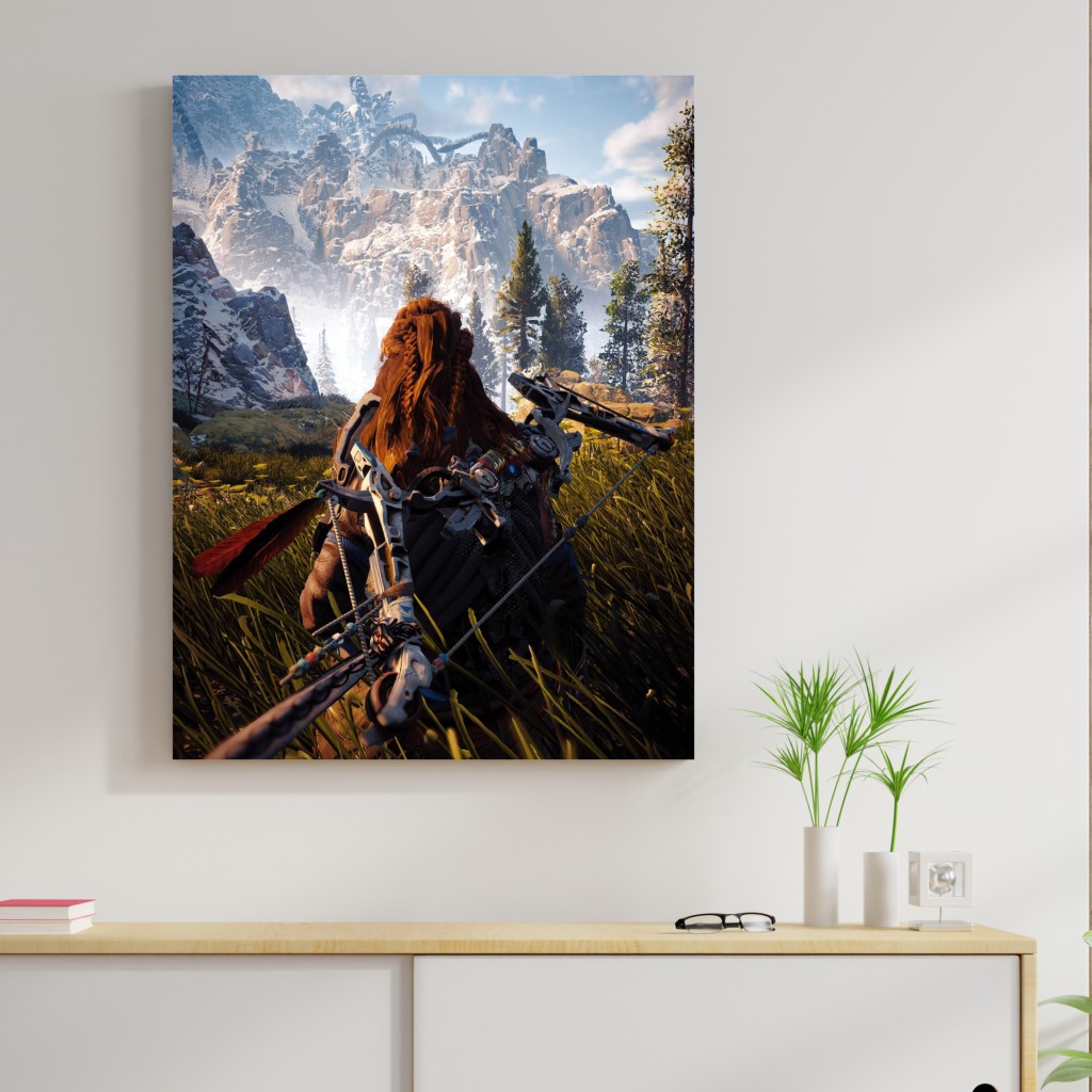 Poster Treo Tường 3 "X 30cm Hình Horizon Zero Dawn Ver