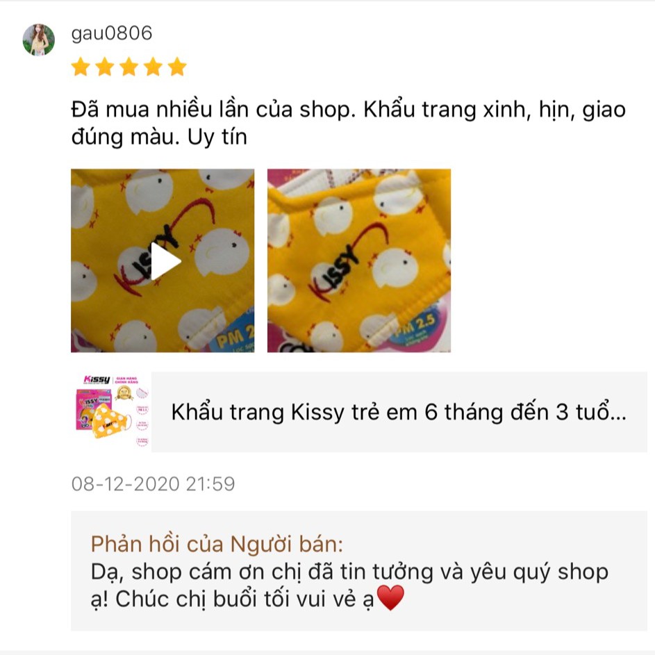 Khẩu Trang Kissy 3 Lớp Cho Bé 4 Đến 10 Tuổi Ngăn Ngừa Khói Bụi Hiệu Quả