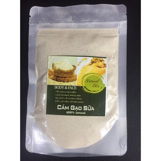 [Sale] Cám gạo sữa Natural Skin Tắm trắng, đắp mặt, rửa, tẩy da chết, làm đẹp ... 100gr