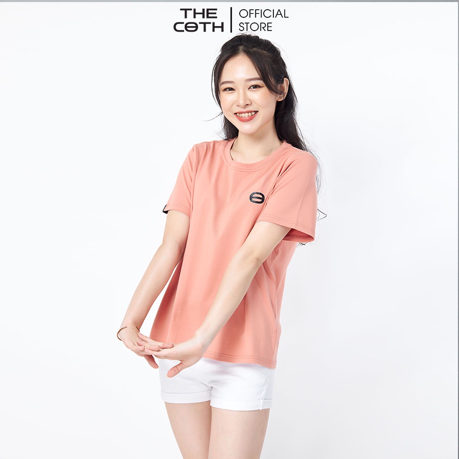 Áo Thun Nữ Đẹp Cao Cấp cổ tròn chất  Cotton Hàng Hiệu chất Cotton mặc thoáng mát thương hiệu THE COTH AT1F1006