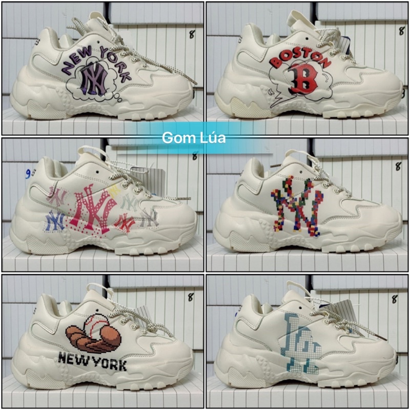 Giày 𝐌𝐋𝐁 sneaker thể thao nam nữ La Ny Boston NewYork trắng mới nhất 2021