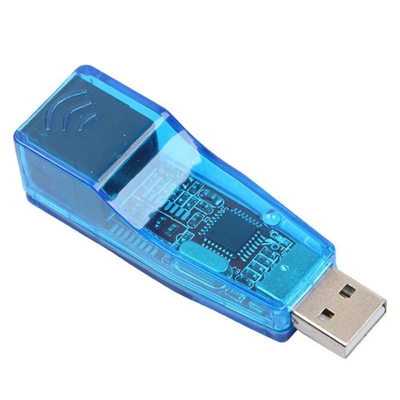 Đầu chuyển đổi cáp cổng USB 2.0 sang LAN RJ45 Ethernet mạng LAN cho máy tính bàn 10 / 100Mbps