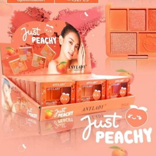 Phấn mắt 5 ô just peachy anylady mã no.834