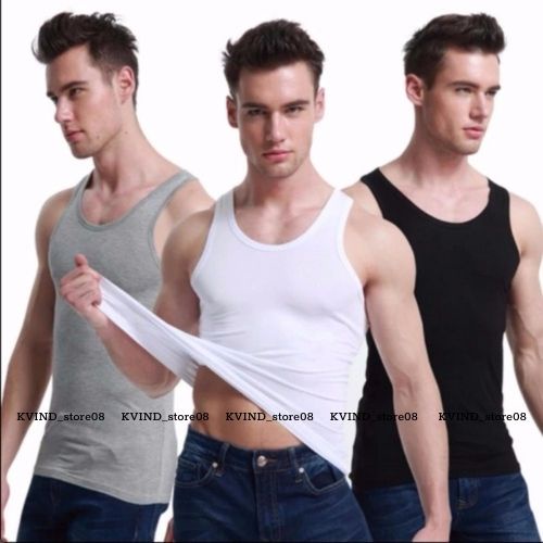 Áo thun ba lỗ nam - 3 lỗ sát nách tanktop tập gym thể thao - Vải cotton thoáng mát co giãn hút mồ hôi-Kvind_store08