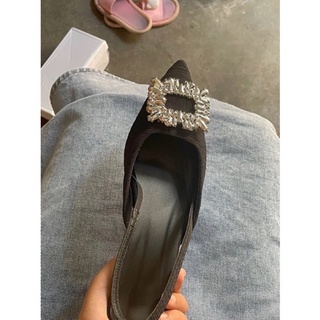 Giày cao gót mũi nhọn bling bling( kèm ảnh thật tự chụp)