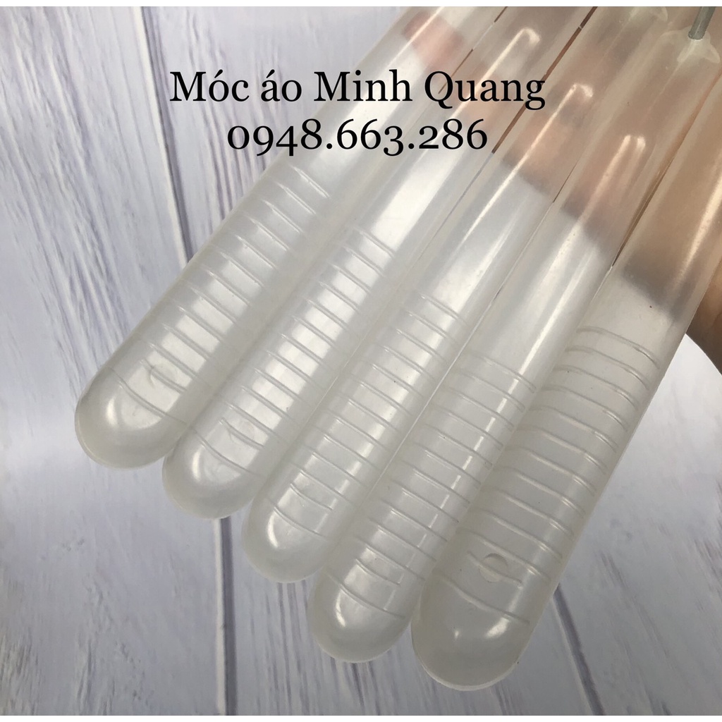 móc treo quần áo-mắc nhựa vai to trẻ em màu trắng trong-đầu móc xoay được 360 độ-chuyên dùng cho shop-gia đình,...