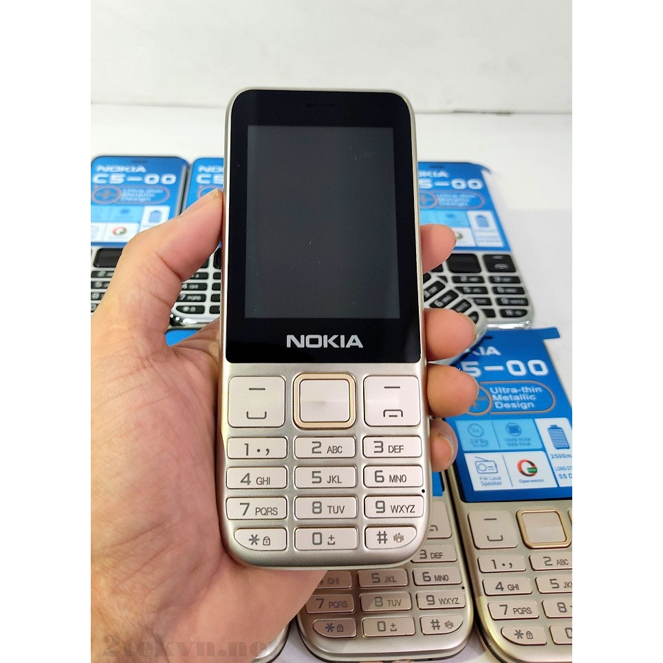 [Sốc] Điện thoại pin trâu loa to sóng khỏe nokia c5-00(2020)-Bảo hành 12 tháng