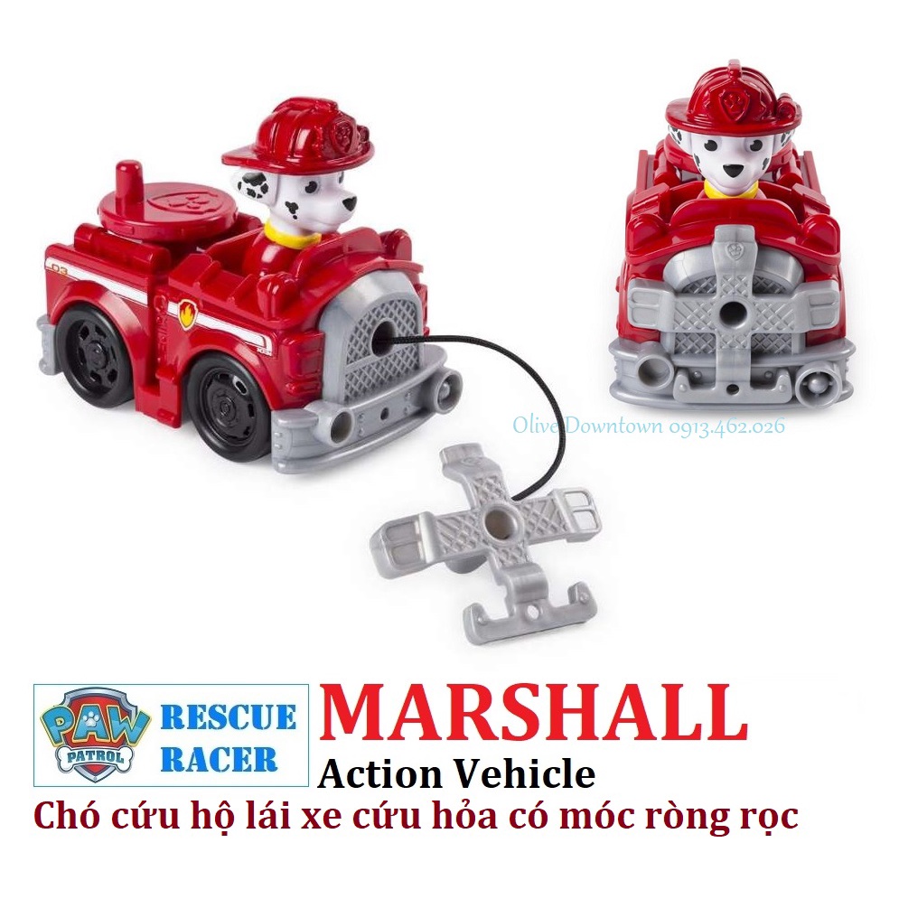 MARSHALL ☘️ Chó cứu hộ lái xe chức năng - Action Rescue Racer - Những chú chó cứu hộ