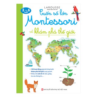 Sách - Cuốn sổ lớn Montessori về khám phá thế giới