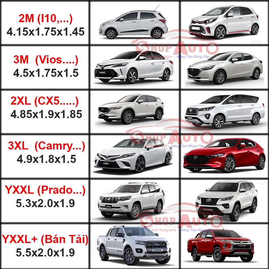 Bạt Phủ Ô Tô 🚗FREESHIP🚗 Bạt Phủ Xe Ô Tô - Bạt Phủ Xe 3 Lớp Cao Cấp, Chống Nắng, Chống Mưa, Chống Cháy | BigBuy360 - bigbuy360.vn