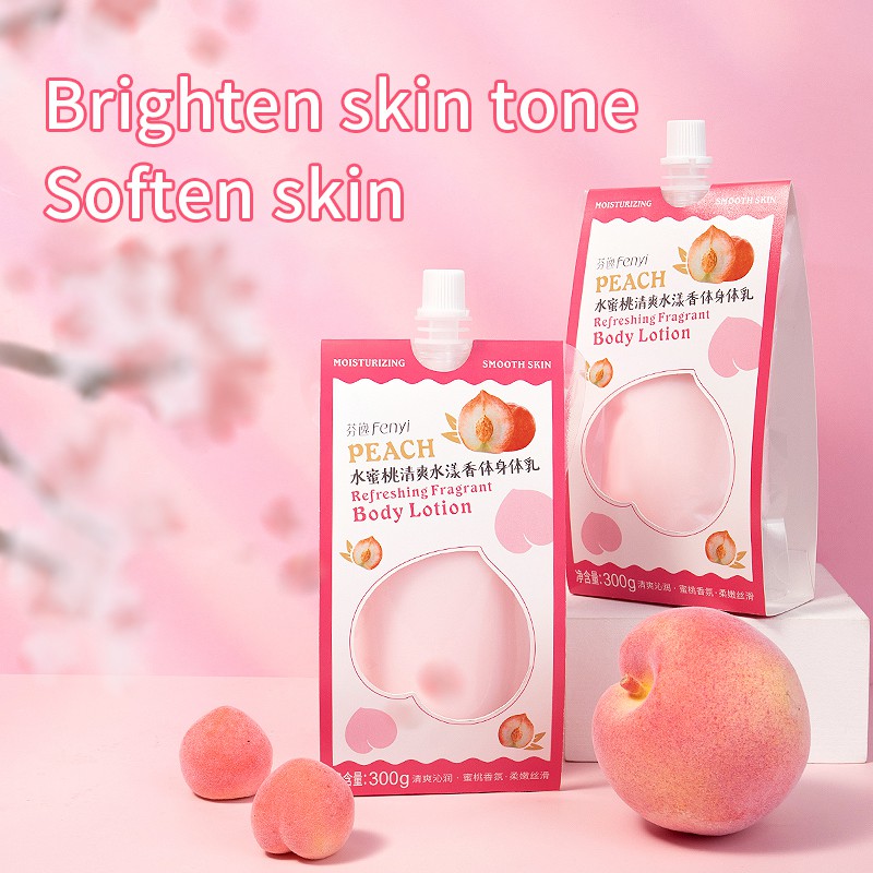 Dưỡng Thể Fenyi Vị Đào Làm Sáng Dưỡng Ẩm Chăm Sóc Cơ Thể 300g | BigBuy360 - bigbuy360.vn