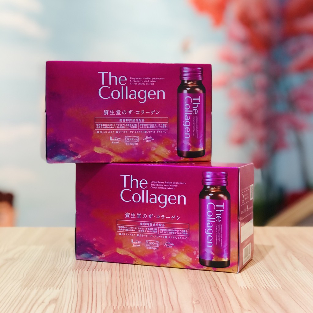[ Mẫu Mới ] Nước The collagen shiseido dạng nước hộp 10 lọ