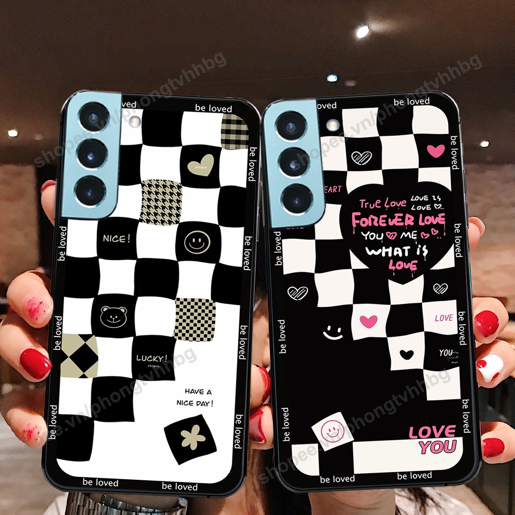 Ốp lưng Samsung S22 / S22 Plus / S22 Ultra / S22+ in mẫu trái tim caro, chuột mikey thể thao cực đẹp cute