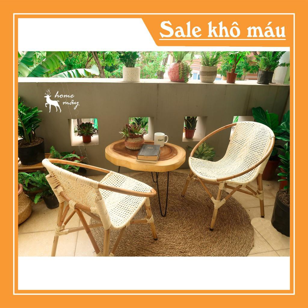 ghế mây thư giãn sơn bóng chất lượng cao, cung cấp cho quán cafe nhà hàng khách sạn [Giá Nhập Kho]