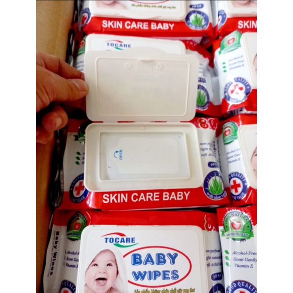 Giá sỉ COMBO 10 gói  khăn giấy ướt cao cấp Baby 80g