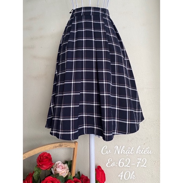 Chân váy dài vintage