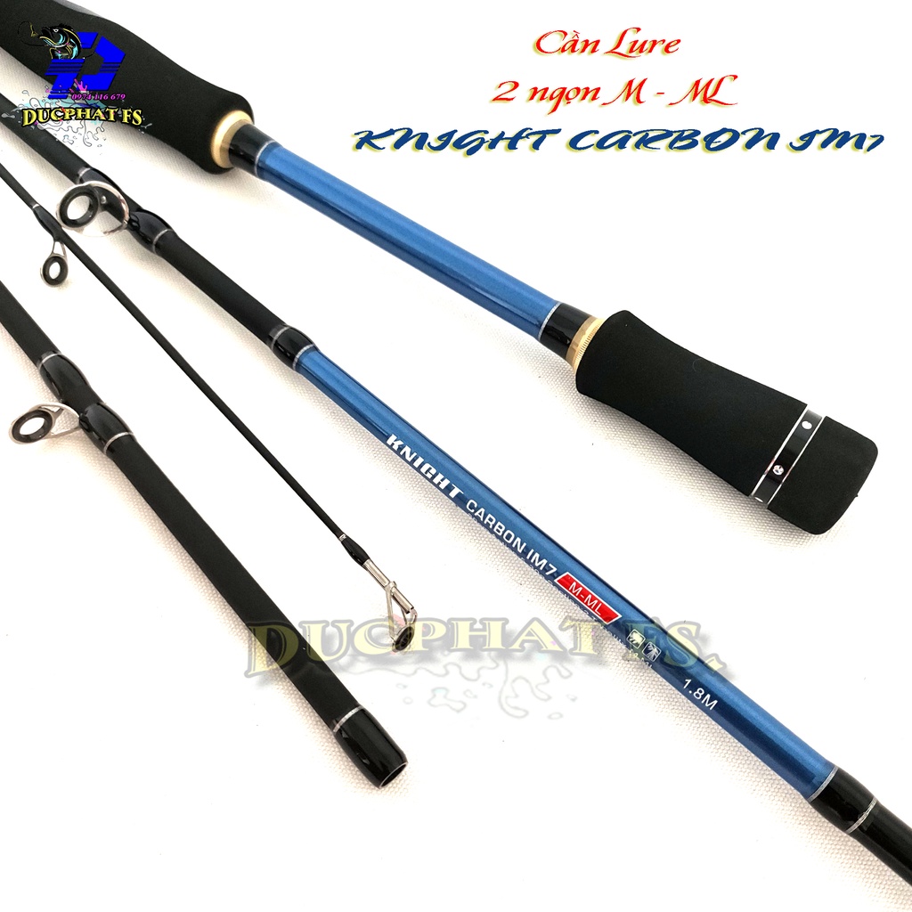 Cần Câu Lure Đứng, ngang KNIGHT 2 Ngọn M và ML , Cần câu Lure Lóc.