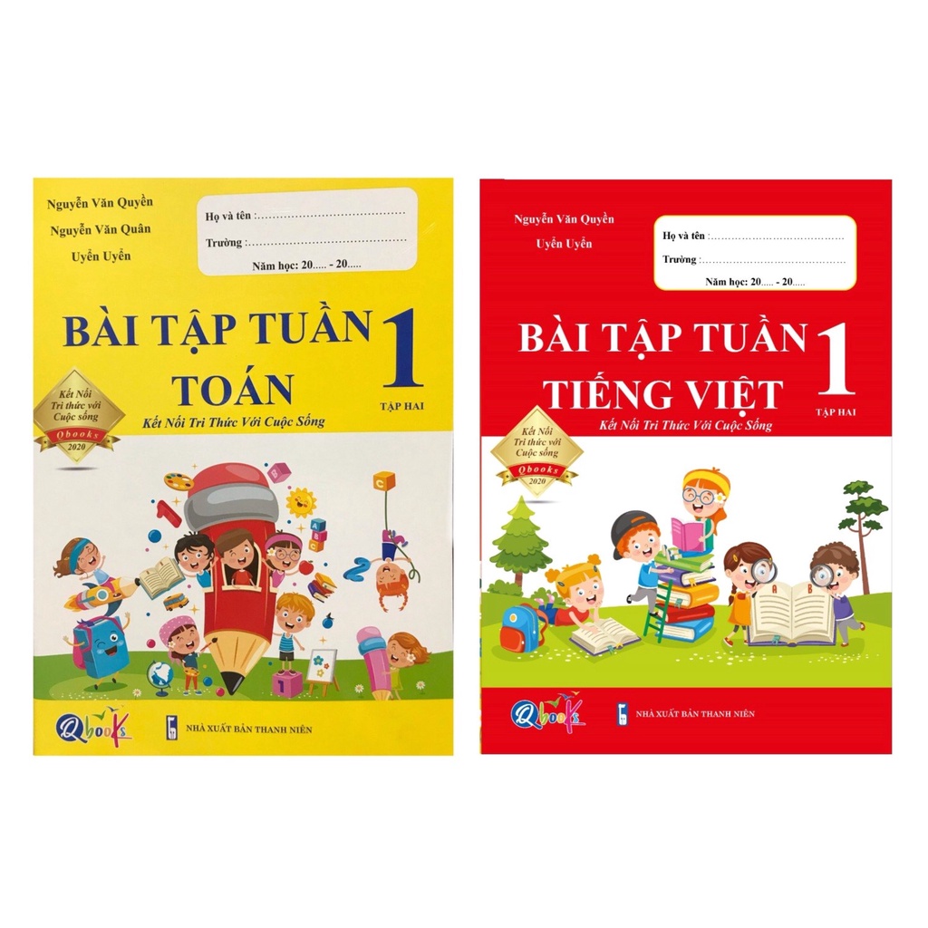 Sách - Bài tập cuối tuần Toán + Tiếng việt 1 tập 2 (kết nối tri thức)