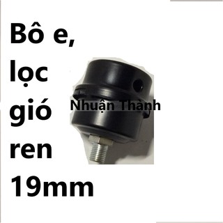 Lọc gió máy nén khí thân sắt có màng lọc cao cấp ren 20 mm / Bô e