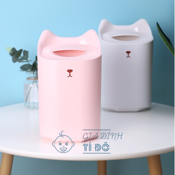 Máy Phun Sương Tạo Ẩm 3.3 Lít Humidifier Đèn Led 7 Màu cho Phòng Lớn