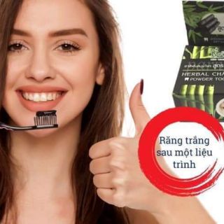 Bột tẩy trắng răng than tre hoạt tính tháilan