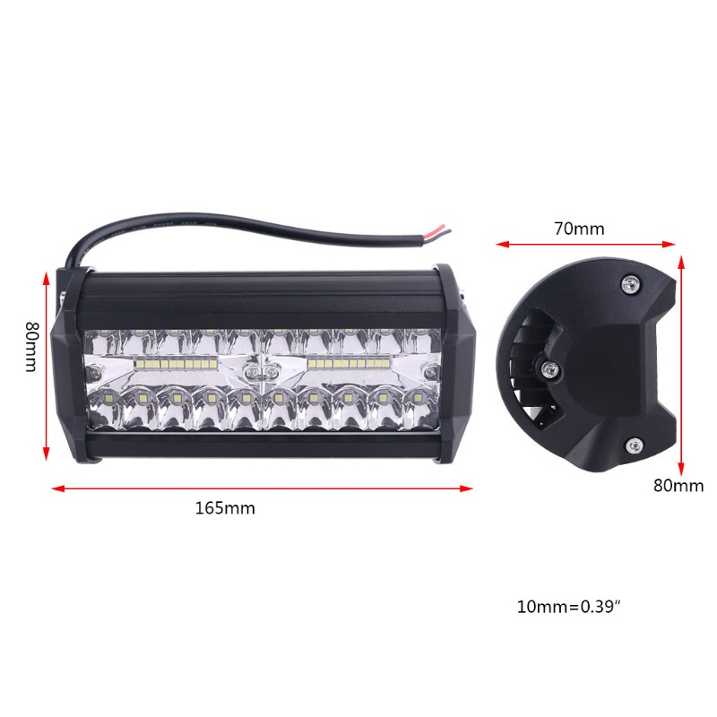 1 Thanh Đèn LED Trợ Sáng Chống Nước 7 100W 4WD