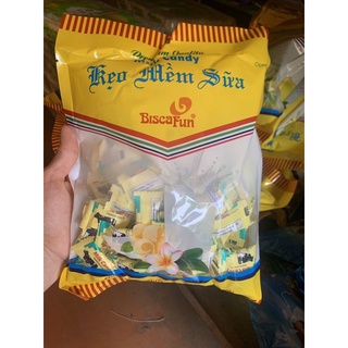 Kẹo mềm sữa Biscafun ( kẹo bò sữa tuổi thơ)