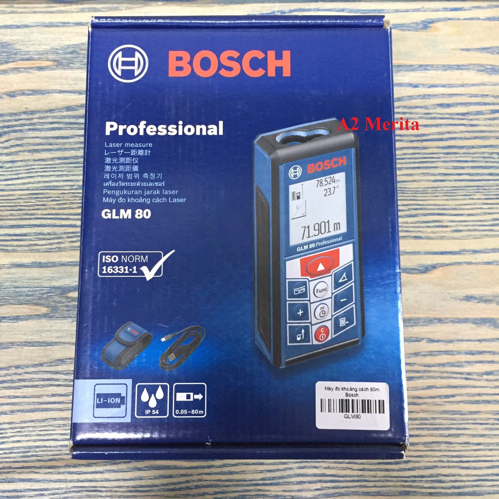 Máy đo khoảng cách laser 80M Bosch GLM 80