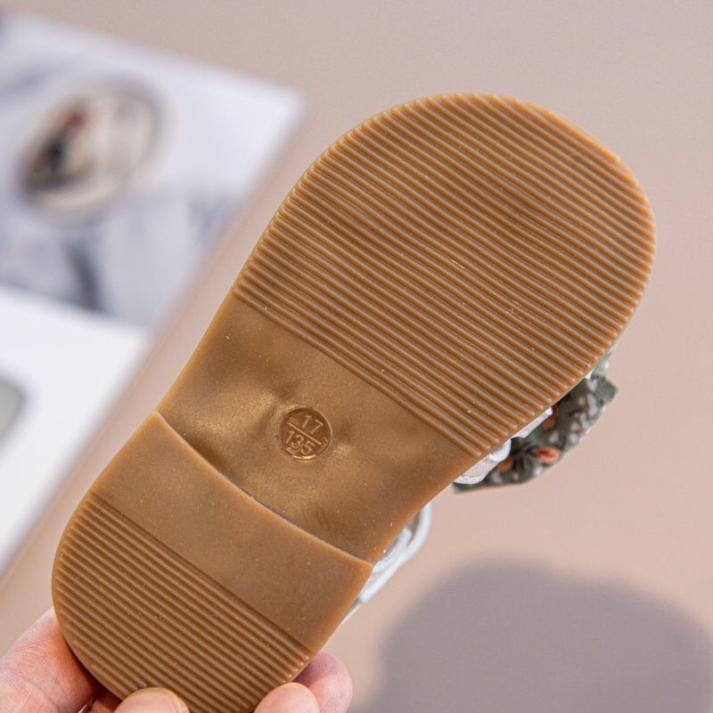 Sandal rọ tập đi cho bé gái nơ họa tiết dễ thương mã mới NOA2
