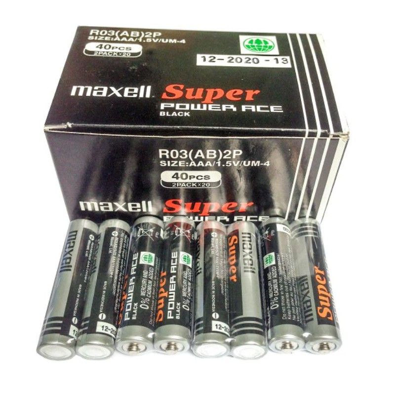 COMBO 4 PIN TIỂU AAA CHÍNH HÃNG MAXELL 1.5V
