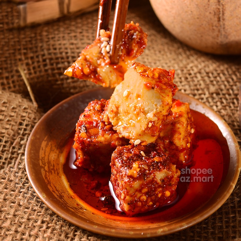 Chao Đỏ Béo Ngâm Sa Tế Cay Ít Laoganma Chay Mặn Đều Dùng Được