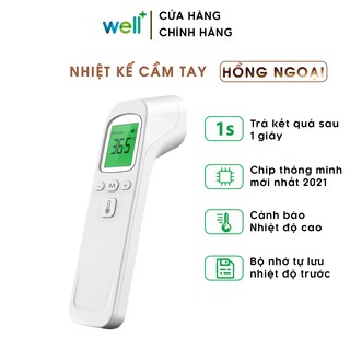Nhiệt Kế Đo Trán Cầm Tay Hồng Ngoại Cho Kết Quả Chính Xác Sau 1S Kèm Chức Năng ghi Nhớ Màn Hình LCD