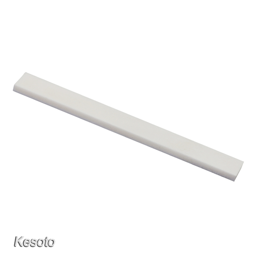 [KESOTO]Beige Bone Bridge Saddle for Acoustic Guitar Replacement Parts Luthier DIY