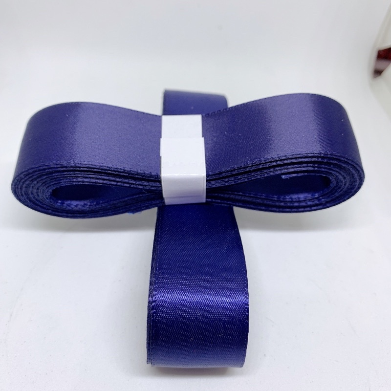 5m ruy băng hai mặt xanh tím than 23mm
