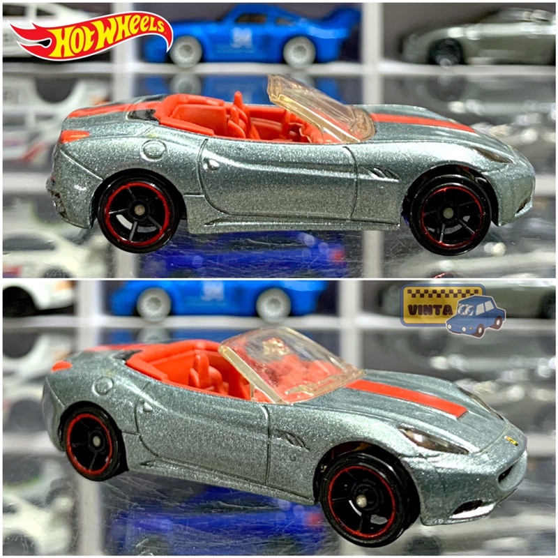 Xe mô hình Hot Wheels Loose FERRARI CALIFORNIA HW All Stars 12 - Silver - tỉ lệ 1:64